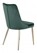 Stuhl \'Elverum Deluxe\' - Grün/Messing