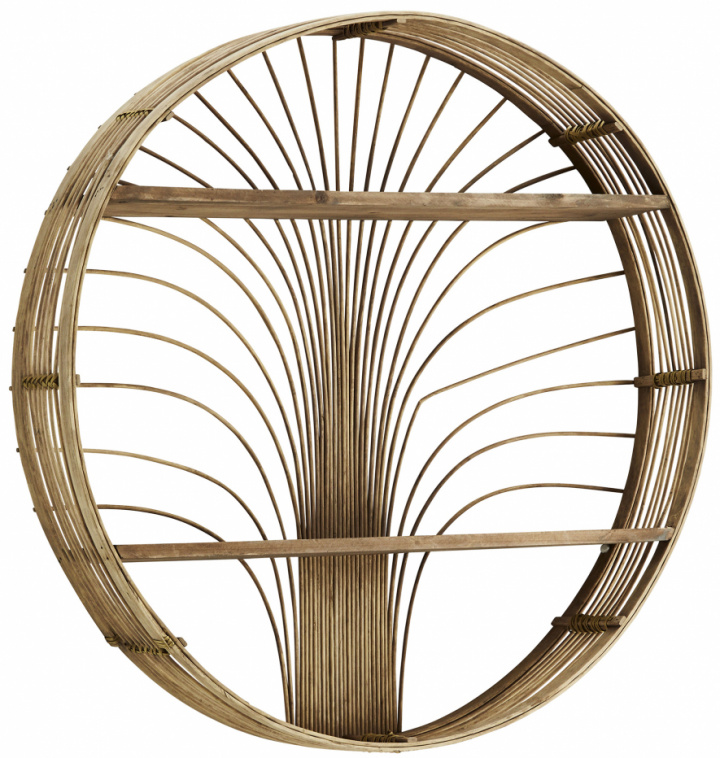 Rundes Straenregal -Rattan