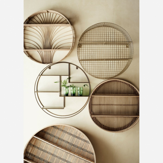Rattan Regal - rund