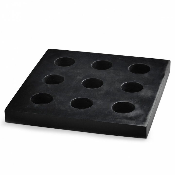 Kerzenhalter 'Marblelous' 9 - Schwarz