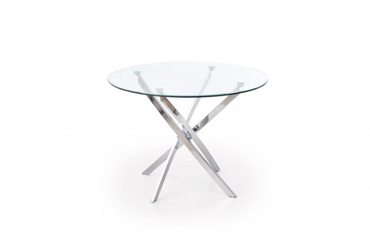 Esstisch 'Dania' Rund 100cm - Silber
