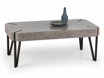 Tisch \'Rustic\' 110 x 60 CM - Schwarz / Grau