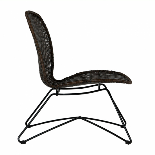 Stuhl \'Troy\' - Braun / Schwarz