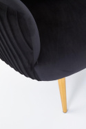 Sessel \'Black Velvet\' - Schwarz
