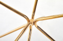 Esstisch \'Rondo\' Rund 110cm - Transparent/Gold