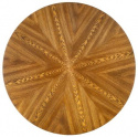 Esstisch \'Carmelo\' Rund 110cm - Holz/Schwarz
