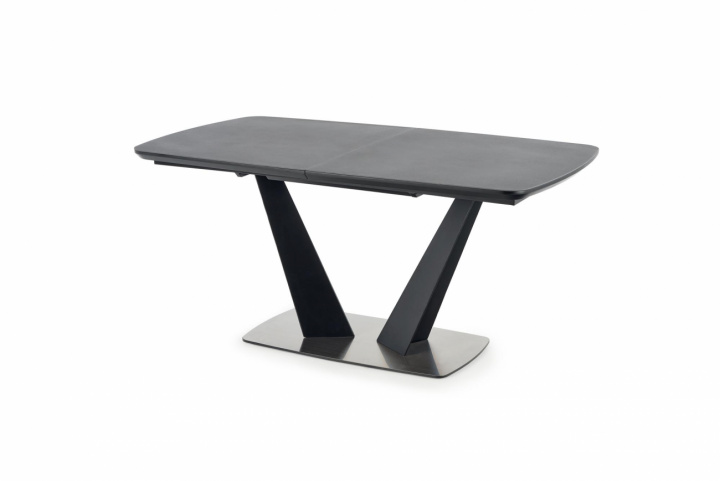 Esstisch \'Fangor\' 160-220cm - Grau/Schwarz in der Gruppe Zimmer / Küche bei Reforma (2010001180951)