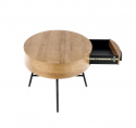 Couchtisch \'Sunne\' - Eiche/Schwarz