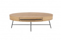 Couchtisch \'Sunne\' - Eiche/Schwarz