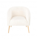 Sessel \'Lugnet\' - Creme/Natur