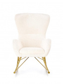 Schaukelstuhl \'Lummelunda\' - Creme/Gold