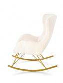 Schaukelstuhl \'Lummelunda\' - Creme/Gold