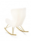 Schaukelstuhl \'Lummelunda\' - Creme/Gold