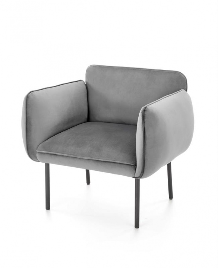 Sessel 'Cabra' - grau/schwarz