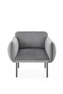 Sessel \'Cabra\' - grau/schwarz