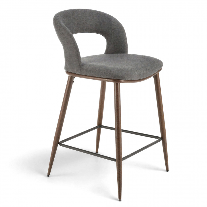 Barhocker \'Vestby\' - Grau/Braun in der Gruppe Möbel / Stühle und Polstermöbel / Barhocker & Barstühle bei Reforma (2010001196266)