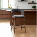 Barhocker \'Vestby\' - Grau/Braun