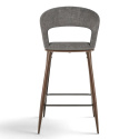 Barhocker \'Vestby\' - Grau/Braun
