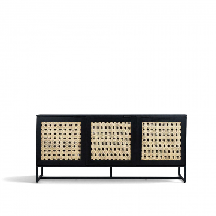 Sideboard 'Sailor' - Schwarz/Natur