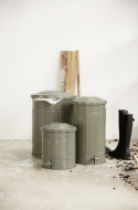 Mülleimer 24 Liter - Matt Army Green