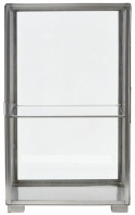 Schrank \'Glas\' - Silber