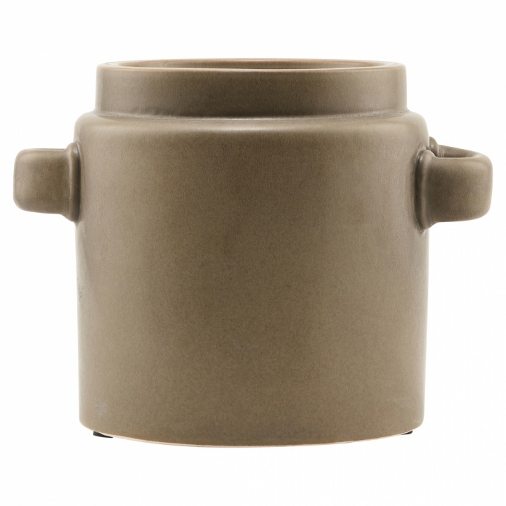 Pflanzbox 'Bundi' Ø 22cm - Braun