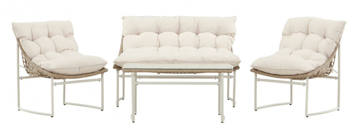 Loungeset \'Calador\' - Beige in der Gruppe Möbel / Gartenmöbel / Outdoor-Gruppen bei Reforma (2043-222)