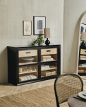 Bureau \'Viva\' - Schwarz/Natur