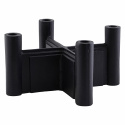 Kerzenständer \'Schichten\' - Schwarz
