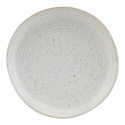 Kuchenblech \'Pfingstrose\' - Grau / Weiß
