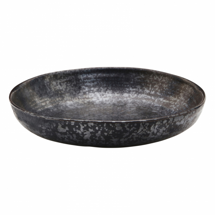 Schüssel 'Pfingstrose' - 19cm - Schwarz / Braun