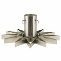 Weihnachtsbaum Fuß \'Stern\' - Silber