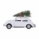 Weihnachtsdekoration \'Weihnachtsauto\' - Weiß