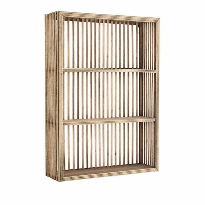 Wandregal \'Rectangular Bamboo\' - Natur in der Gruppe Möbel / Regale & Aufbewahrung / Wandregale bei Reforma (20Y5010)