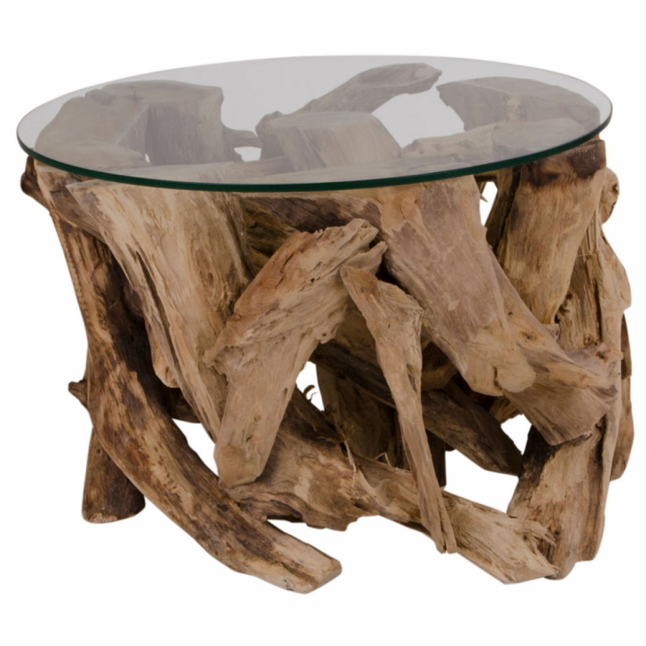 Couchtisch 'Grand Canyon' - Natur / Glas