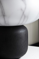 Laterne \'Nebel\' Ø 20cm - Grau / Schwarz