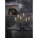 Kerzenhalter \'Flemming\' - Schwarz / Messing