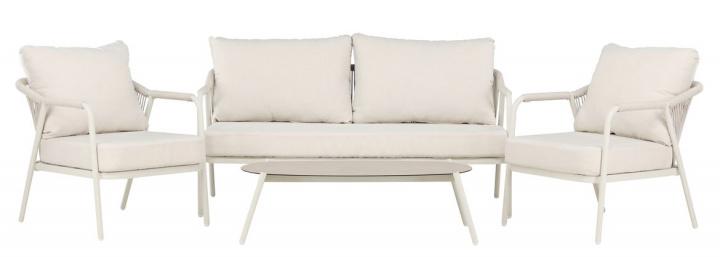 Loungeset \'Cada\'- Beige in der Gruppe Möbel / Gartenmöbel / Outdoor-Gruppen bei Reforma (2139-222)