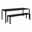 Gartentisch \'Vondel\' 214x97cm - Schwarz 