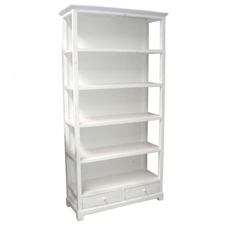 Rustikales Bücherregal - Weiß in der Gruppe Möbel / Regale & Aufbewahrung / Bücherregale bei Reforma (2222-11)
