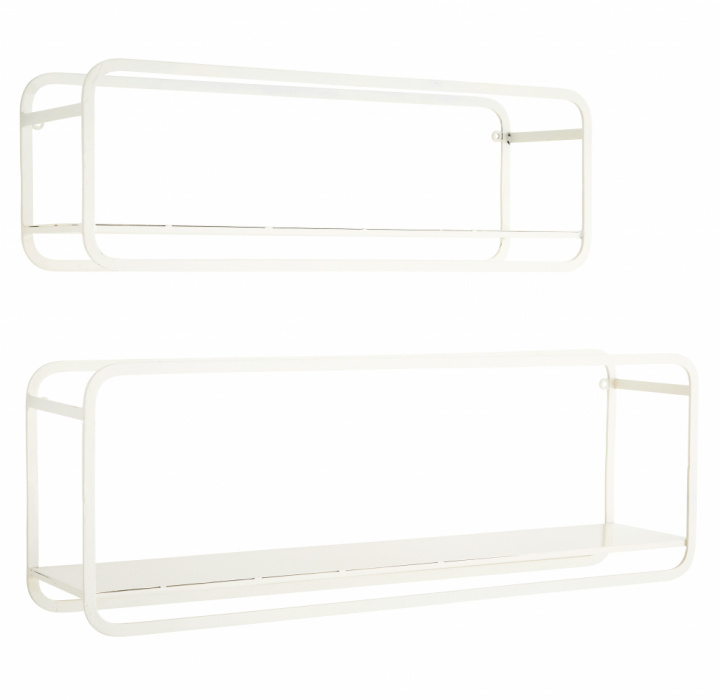 Wandregal x2 - Weiß - Frau Stoltz