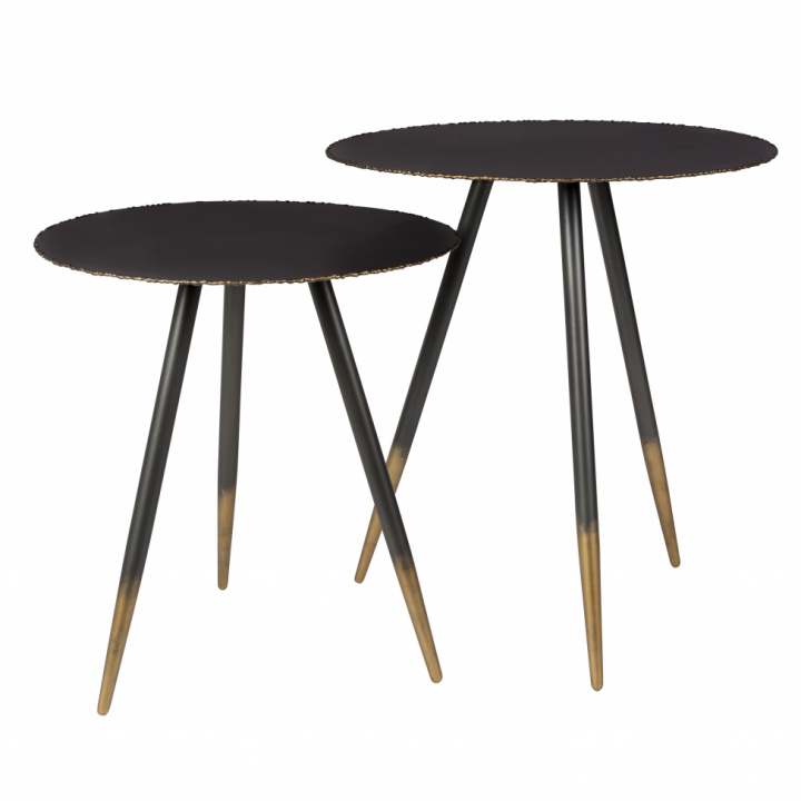 Couchtisch 'Stalwart' 2set - Schwarz