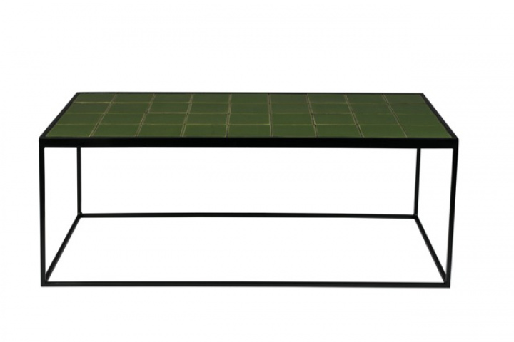 Couchtisch 'Glazed' 43x93 - Grün