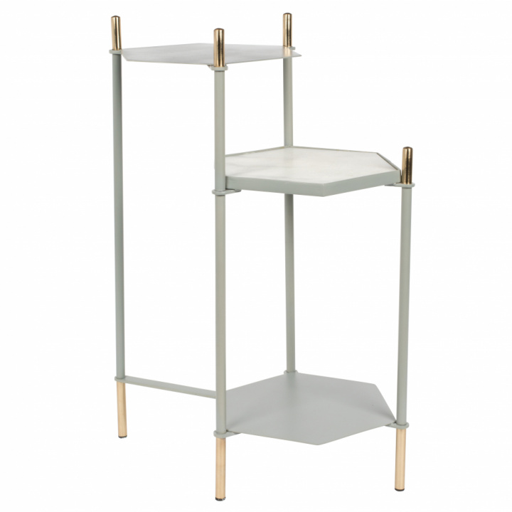 Beistelltisch \'Honeycomb\' - Grau in der Gruppe Möbel / Tische / Beistelltisch bei Reforma (2300146)