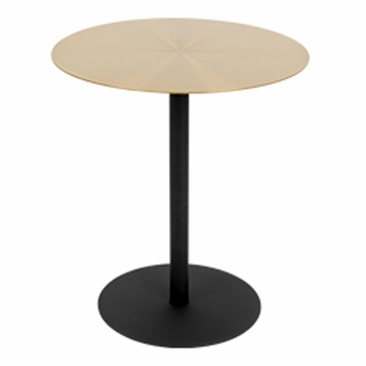 Beistelltisch 'Snow' - Gold/Schwarz
