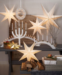 Weihnachtsstern \'Dot\' 100cm - Weiß