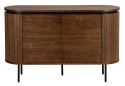 Sideboard \'Kärra\' - Walnuss/Schwarz