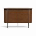 Sideboard \'Kärra\' - Walnuss/Schwarz