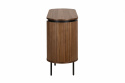 Sideboard \'Kärra\' - Walnuss/Schwarz