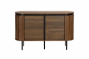 Sideboard \'Kärra\' - Walnuss/Schwarz